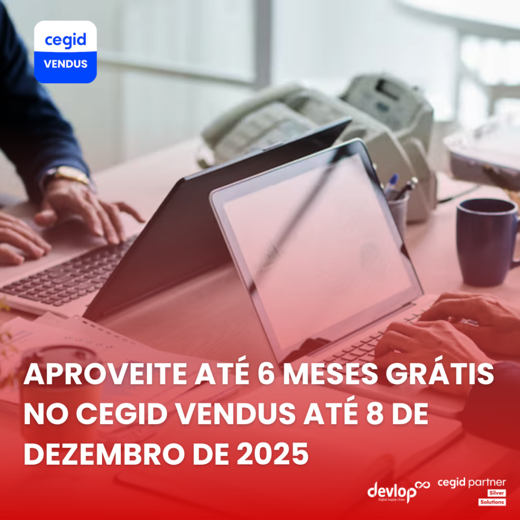 Comece 2026 com o Cegid Vendus – Até 6 meses grátis!